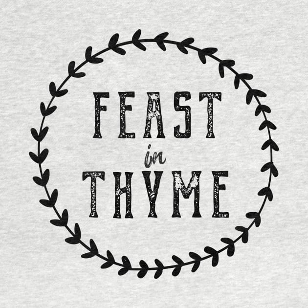 Feast In Thyme Leafy Logo by Feastinthyme